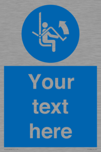 Custom Mandatory: Open safety bar of chairlift